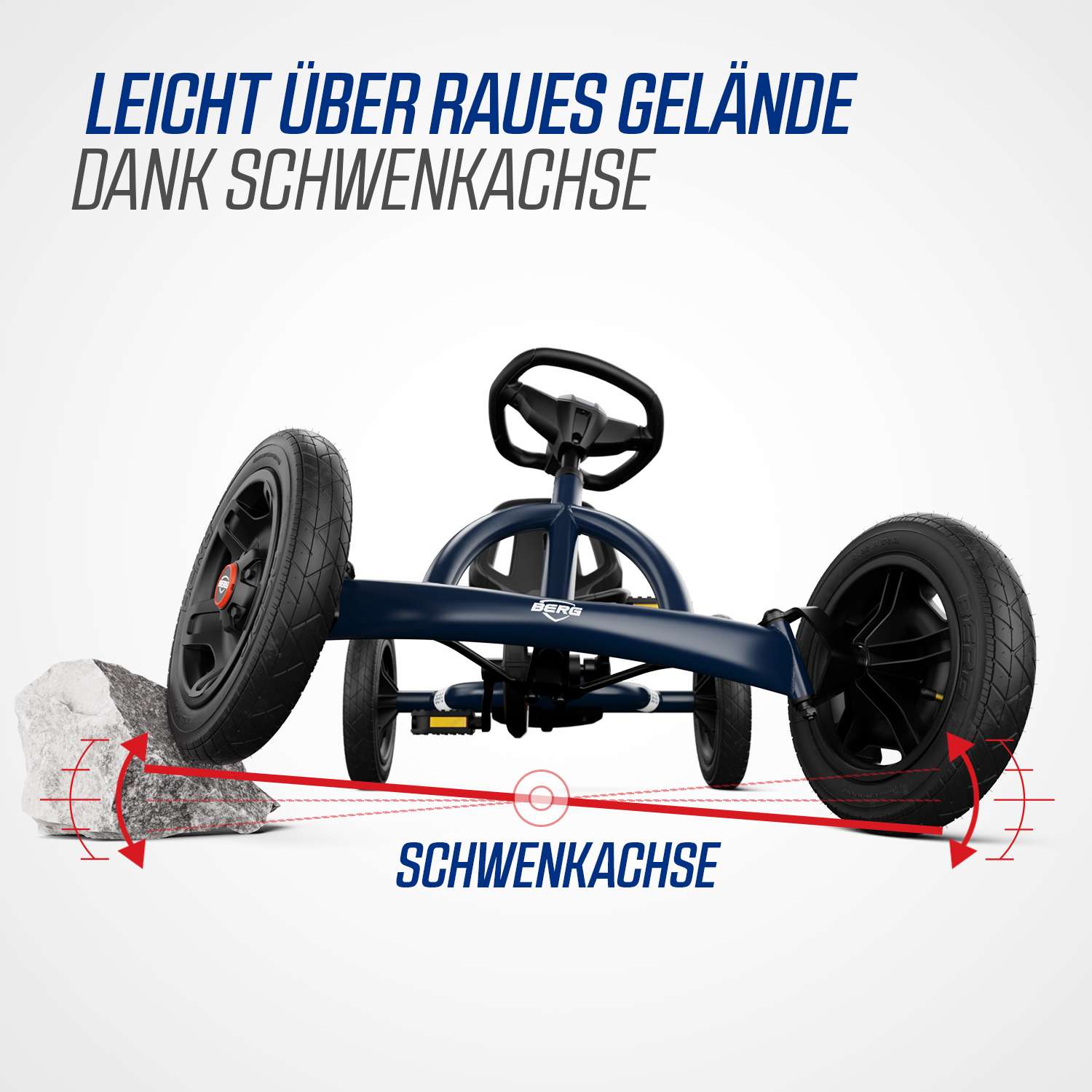 BERG Gokart Buddy Classic Blue (40 Jahre BERG) BERG Gokart Buddy Classic Blue (40 Jahre BERG)